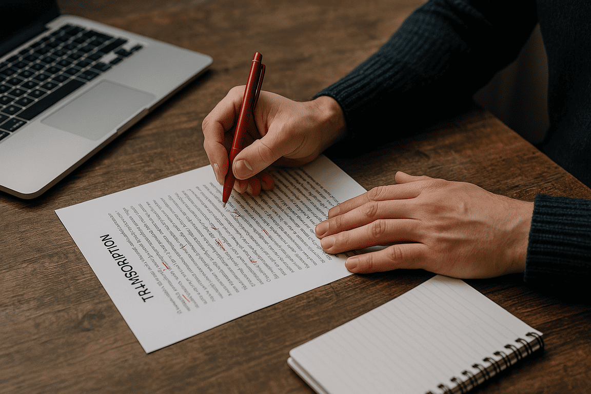 How to Edit a Transcript : Manual & Automatic Ways